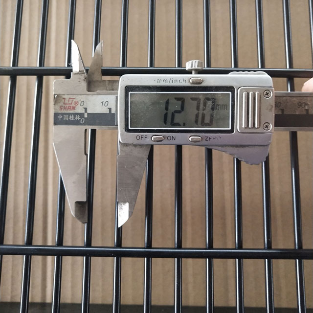 Clear view fence mesh 12.7mm